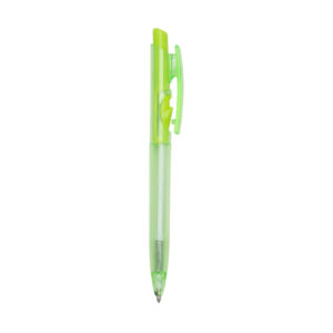 Caneta Plástica fluorescente CB 1097F - Verde