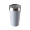 Copo Parede Dupla de inox 473ml 4080B | acompanha tampa acrílica de encaixe com bocal.